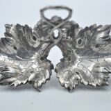 Old solid silver saleron, hallmarks from Spain, art nouveau, collection