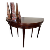 Table directoire demi lune acajou