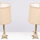 Two Classic Colum Table Lamps, 1960s, France