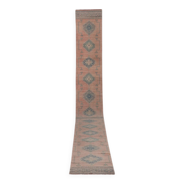 Tapis de couloir turc vintage