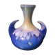 Old vase alpho ceramic blue 1970