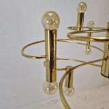 Mid Century Chandelier Designed by Sciolari, 1970's (2 available)