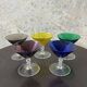 vintage 1970s martini glass set