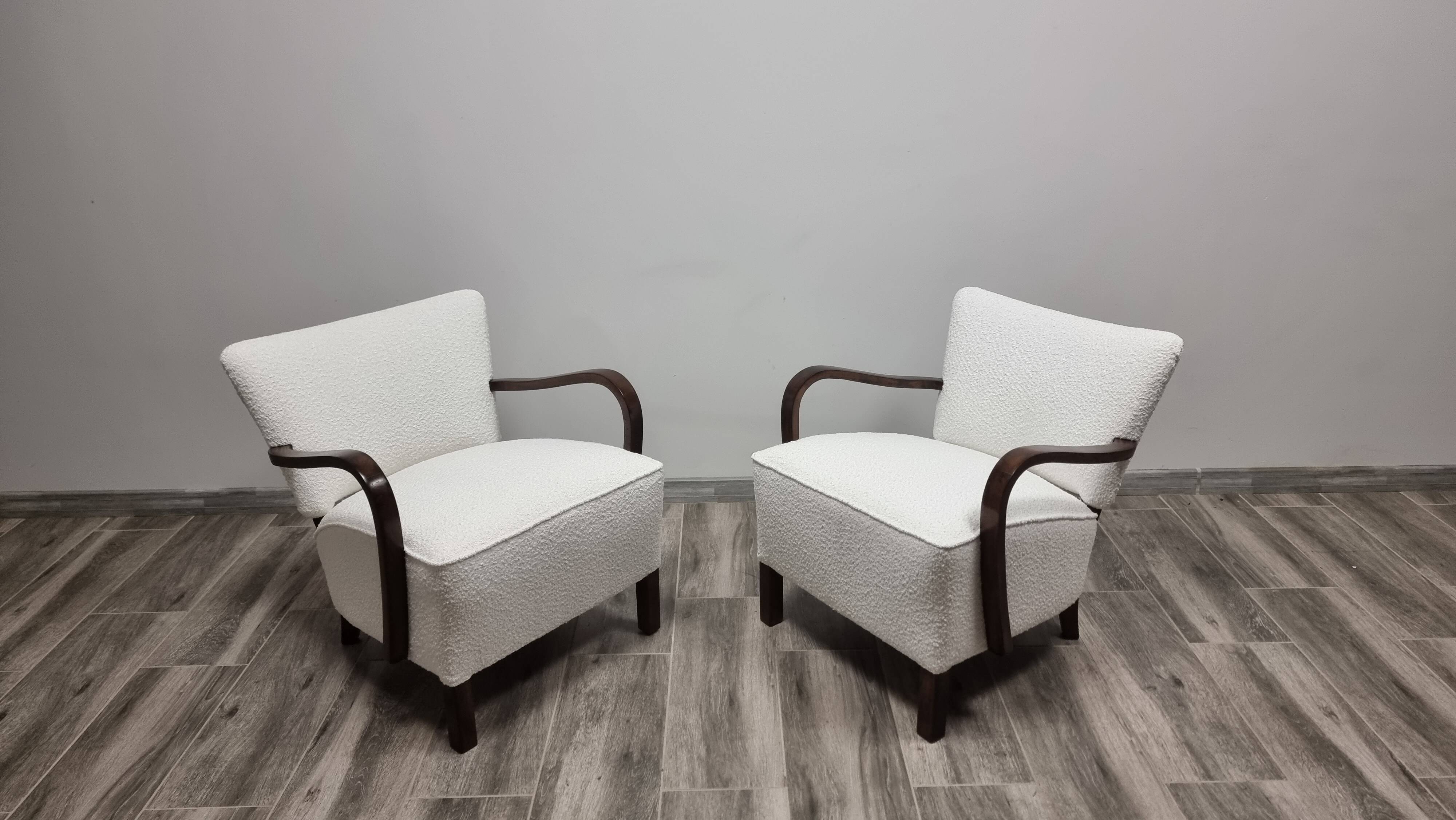 Armchairs by Jindřich Halabala, 1950s, Set of 2