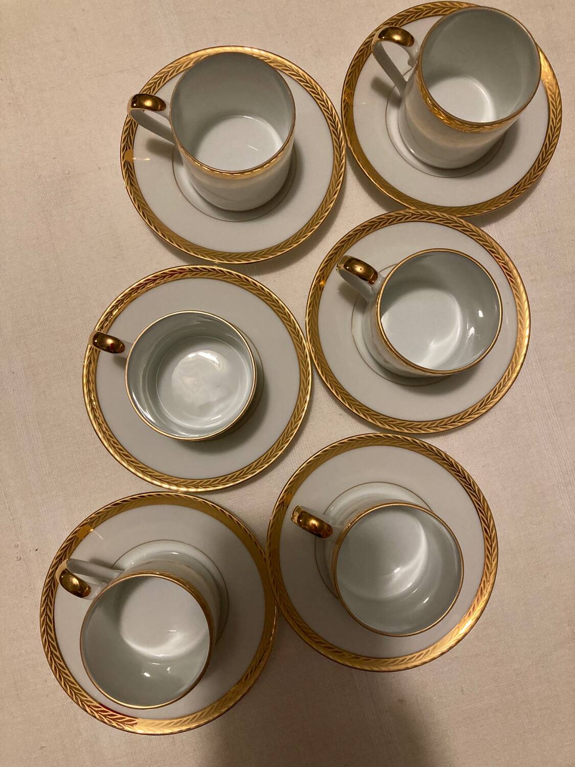 Limosges porcelain coffee cups