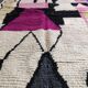 Berber rug in natural wool 2.5 x 1.5 m