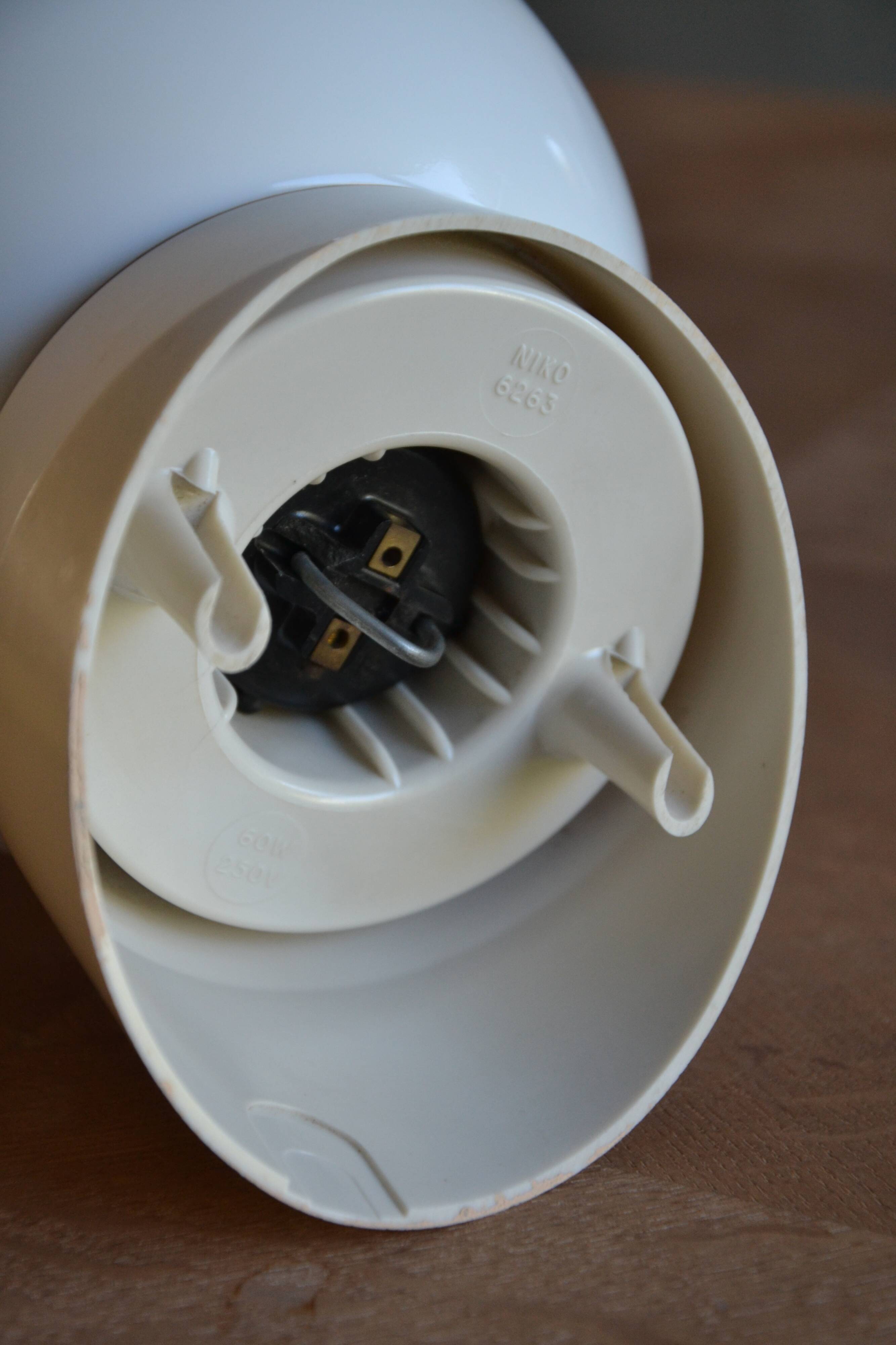 Vintage opaline wall lamp