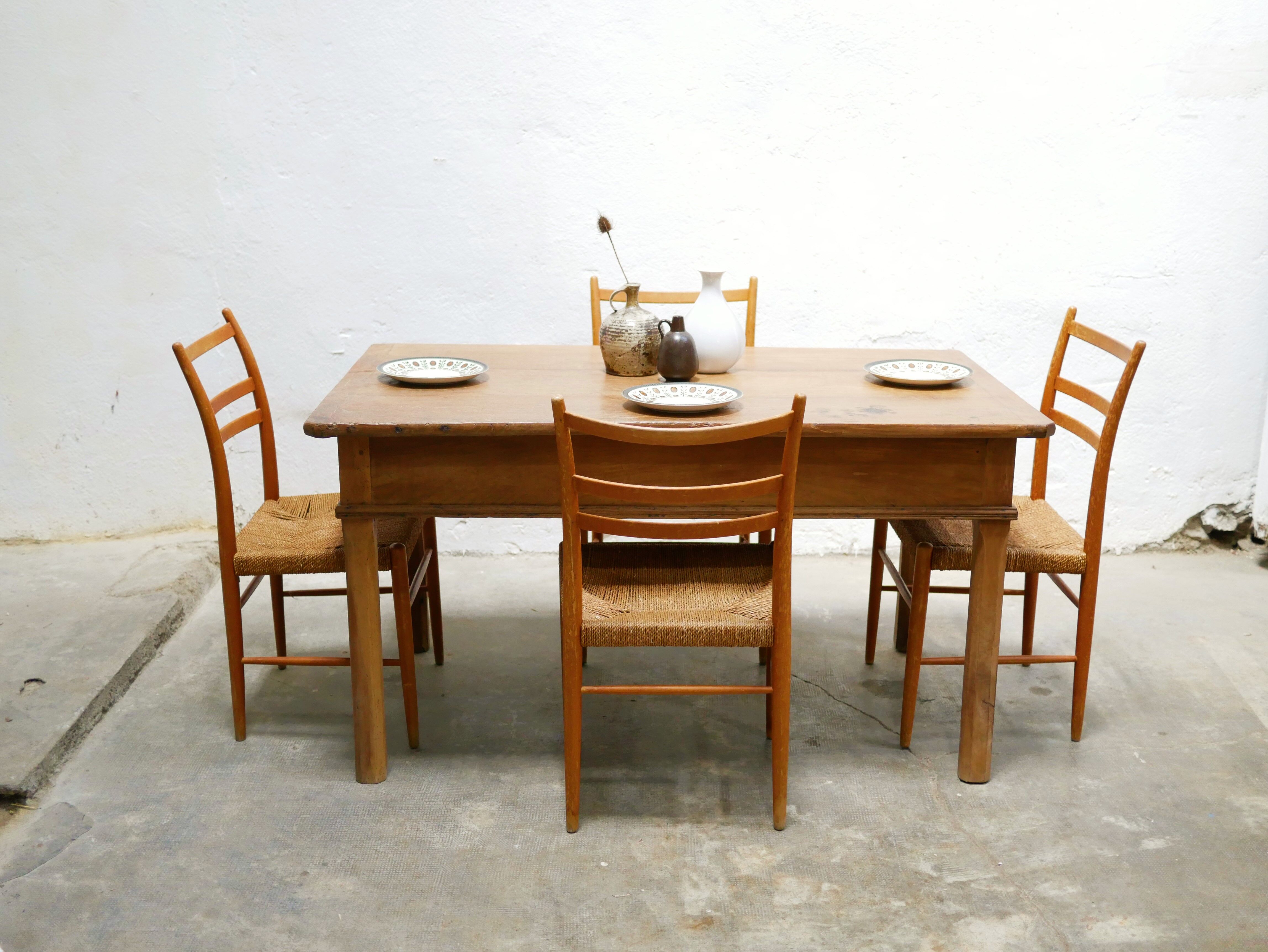 Farmhouse dining table, wooden desk