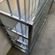 Pair of chrome and glass shelves from the 70s