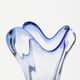 1960s organic modern vase, designed by J. Hospodka, Chribska Sklarna, Czechoslovakia