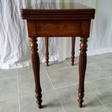 Game table/mahogany console