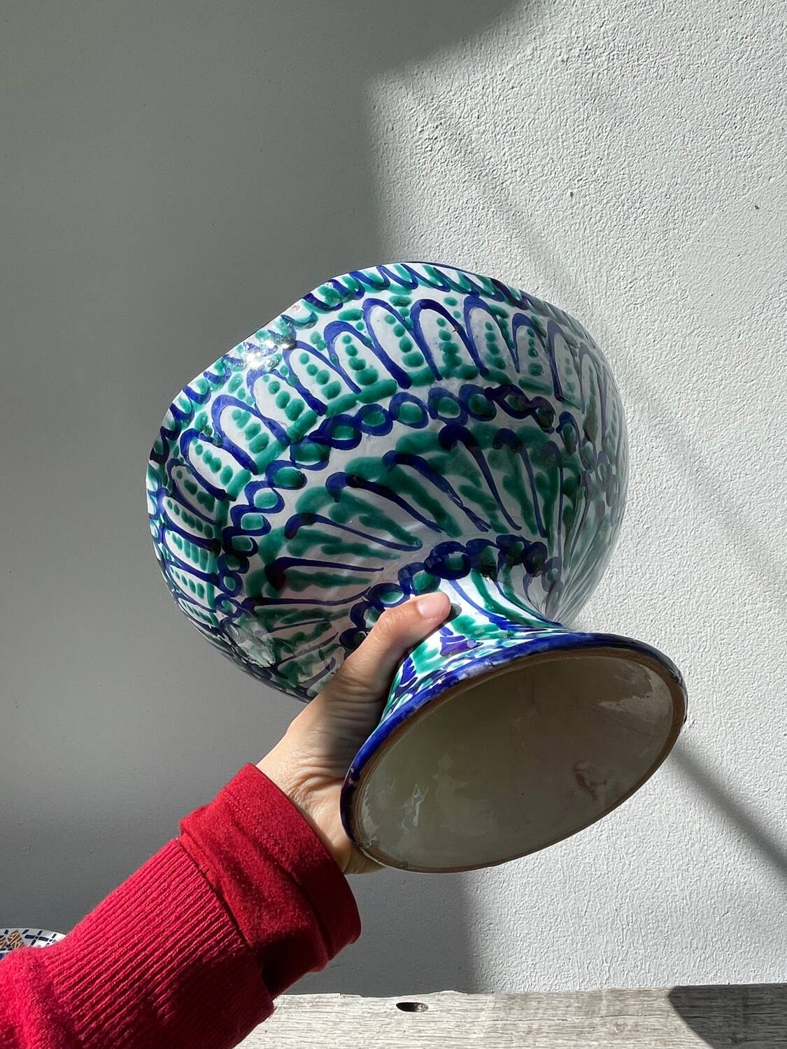 Fajalauza ceramic fruit bowl