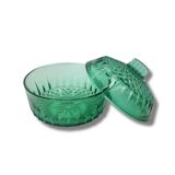 Arcoroc Green Sugar Bowl – Vintage Elegance Add a touch of vintage refinement