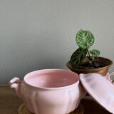 Pink soup tureen