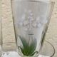 Verres porte bonheur muguet  vintage