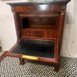 Empire period mahogany secretary, stamped Joseph Kochly, 19th century