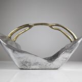 Firewood holder by David Marshall, 1980s