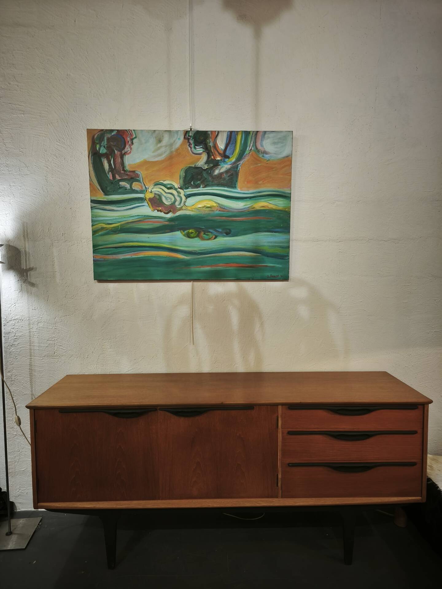 Vintage teak enfilade Jentique 1960