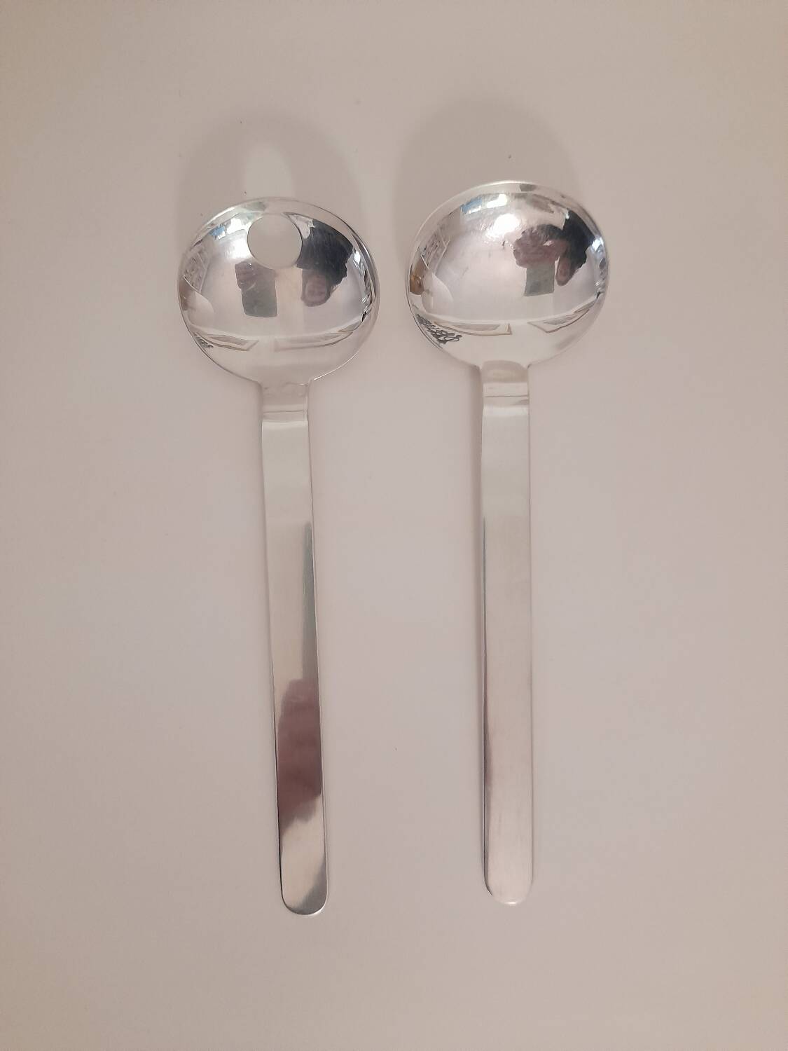 Silver-plated salad cutlery by Wilkens