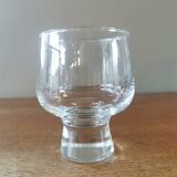 6 verres à pied vintage 70 empilables