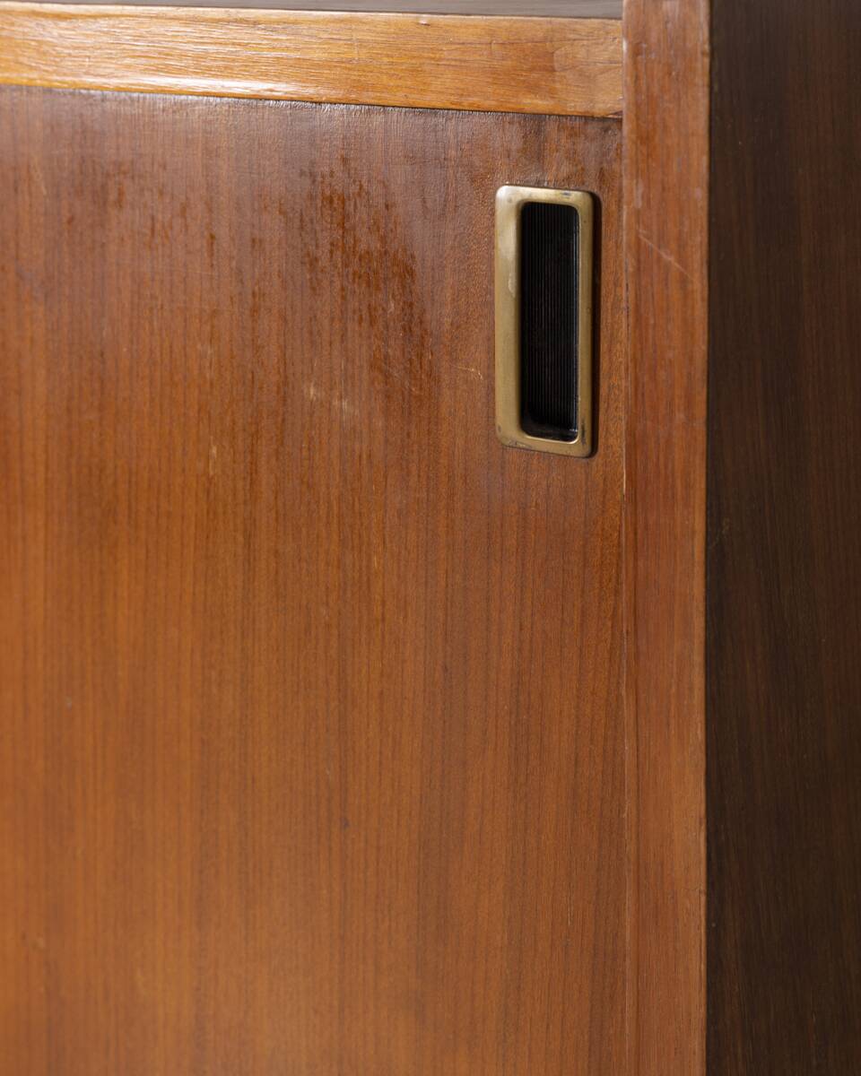 Vintage 1970s teak wood sideboard, Italian design