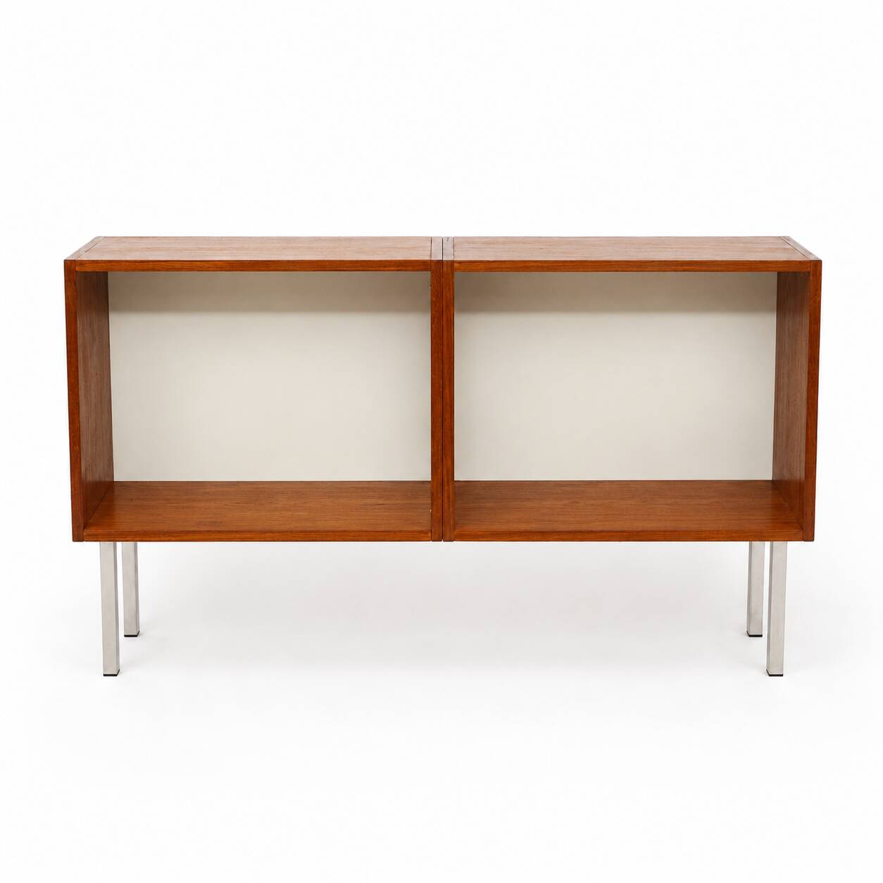 Vintage open bookcase / sideboard from the 1960s