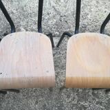 Vintage school chairs