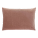 Coussin en velours 75x50cm couleur rose poudre