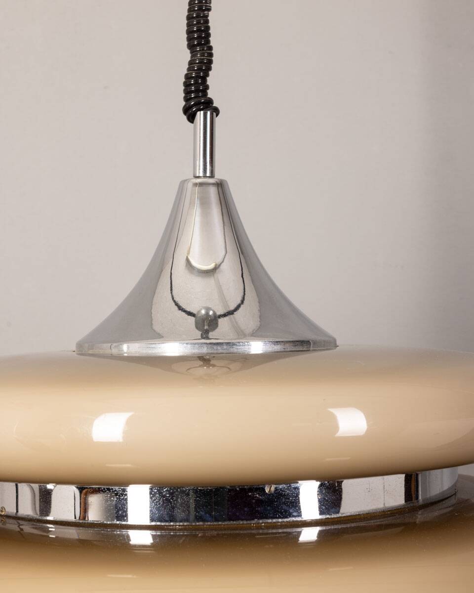 70s vintage chandelier in Plexiglass Tortora Italian Design