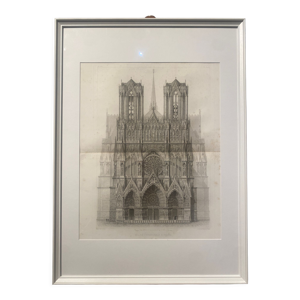 Lithographie de la cathédrale