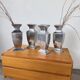 Set 4 vases en fonte d’aluminium