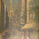 Grande Lithographie Guy Buffet - centenaire Tour Eiffel