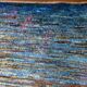 Blue knotted carpet 246 x 300 cm