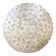Contemporary Gold-Flowers Murano Glass Flush Mount