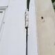 Antique wall cupboard door circa 1900 228x60.5 cm