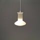 Lampe en verre opale à double couche, produite à Holmegaard Glassworks pour Lyskaer Lighting, Danemark, années 70