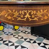Marquetry table style louis XV