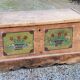 Alsatian polychrome wedding chest eighteenth -nineteenth century