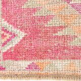 3x10 Rug For Kitchen Pink Turkish Runner Rug, 86x321Cm SK 18318
