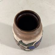 Vase à fleurs en poterie d'Allemagne de l'Ouest, vase de sol, années 1960