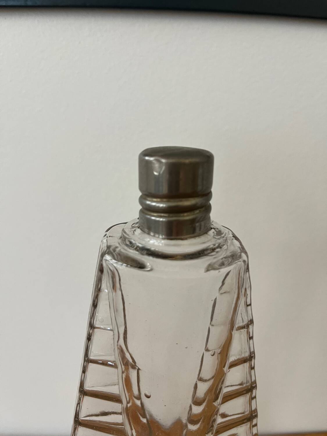 Art Deco glass bottle