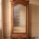 Bonnetière style Louis XV en noyer 1 porte