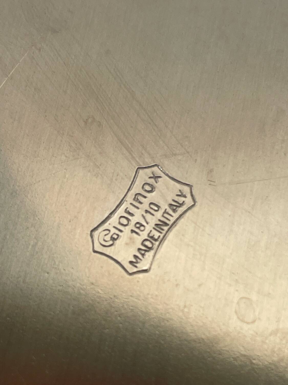 Italian round dish 1970 Giorino