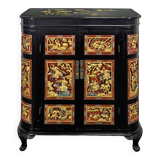 Lacquered Chinese bar cabinet