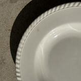 Set of 4 hollow plates in Coronet style D:23,5cm