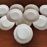 10 Gien “Monaco” flat plates