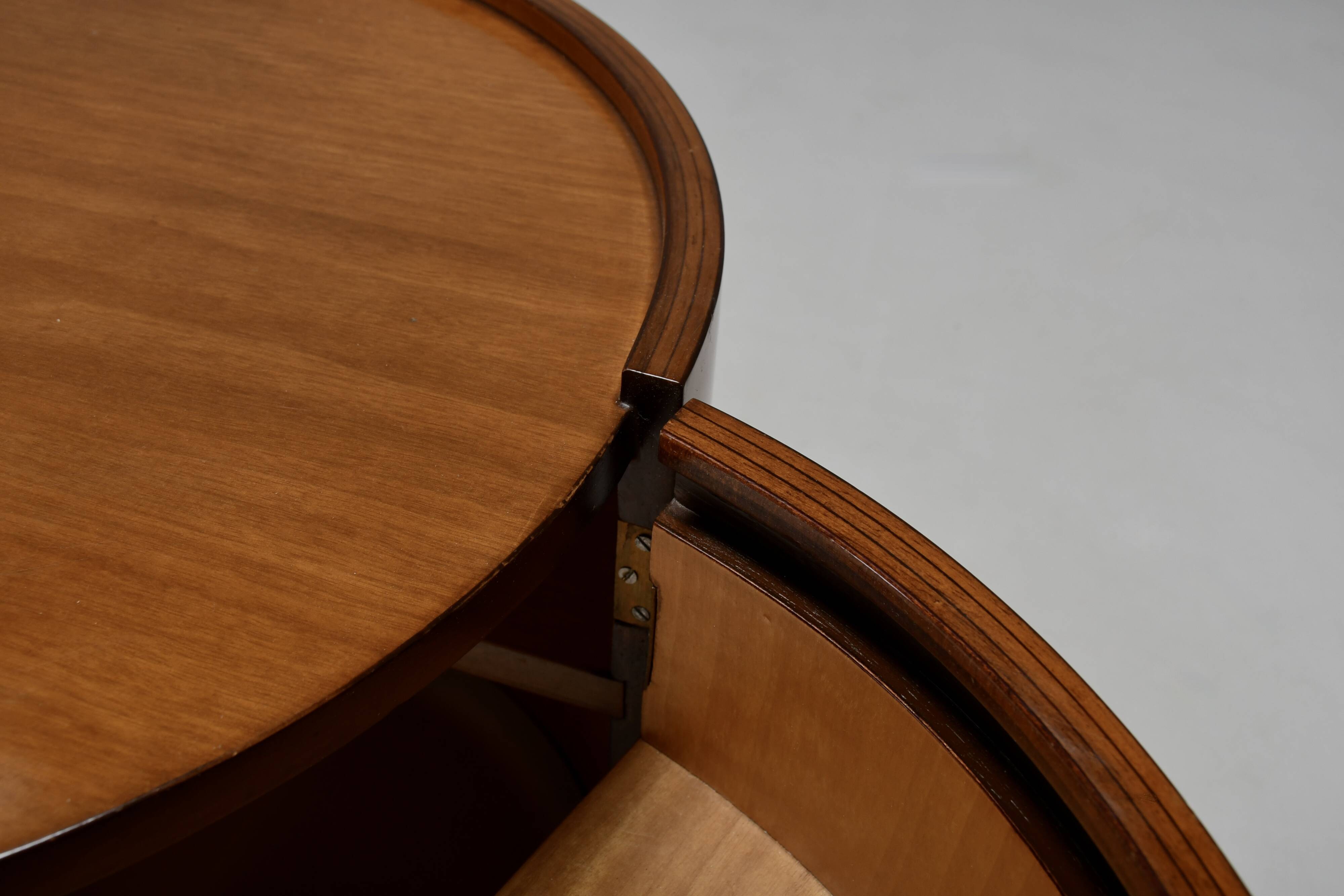 Set of Round Wooden Dry Bars by Mario Sabot, Italy 1970s