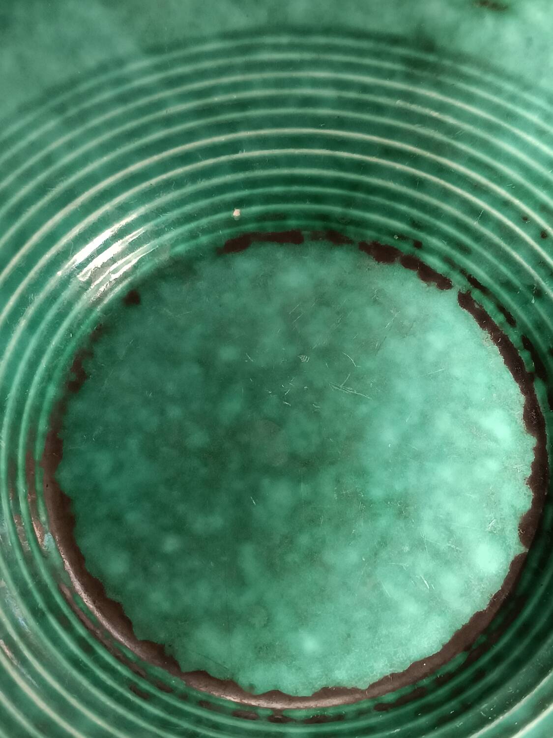 Villeroy and Boch Art Deco green ceramic bowl