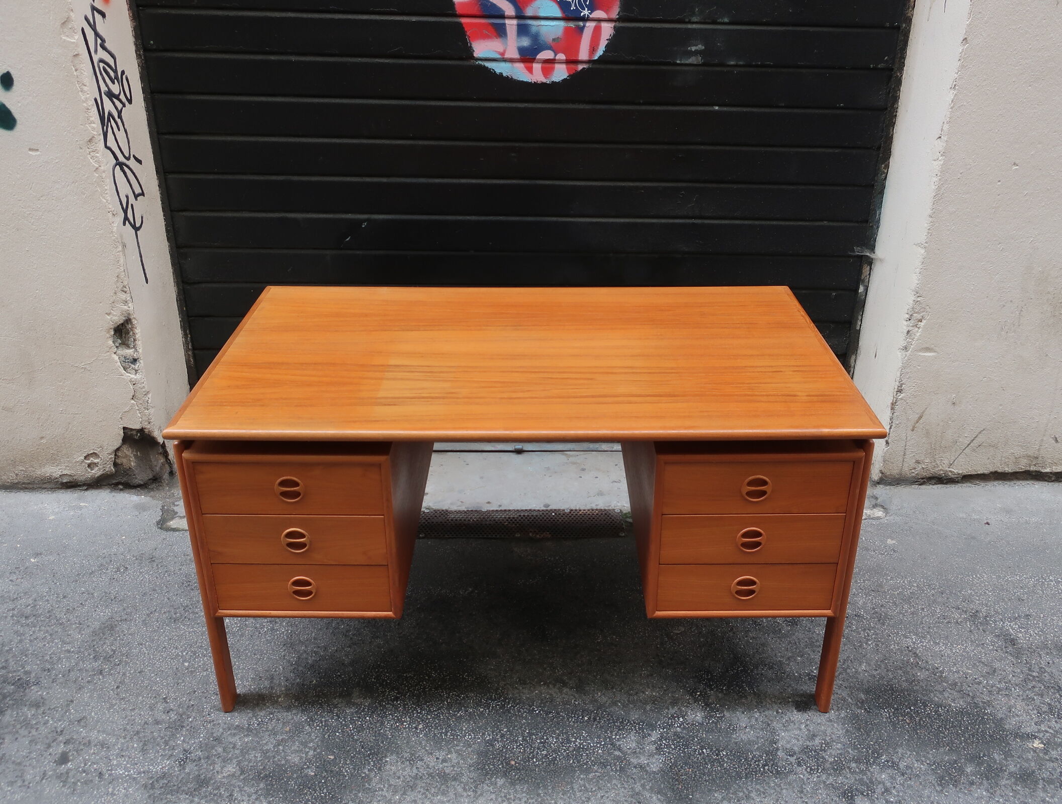 Teak desk from the 1960s