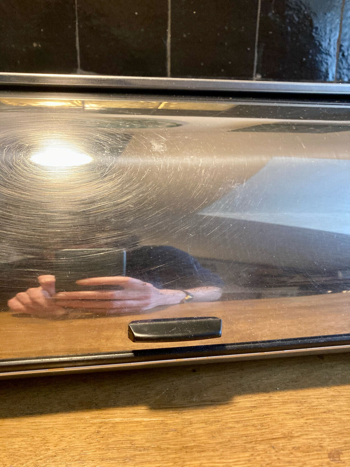 Stainless steel bread box